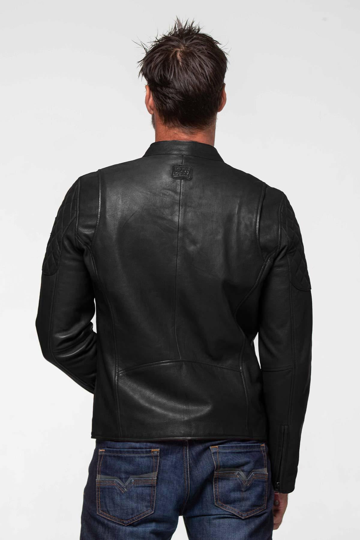 A black lambskin jacket, Steve McQueen's 1971 Le Mans in every stitch. - Image n°2