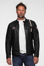 A black lambskin jacket, Steve McQueen's 1971 Le Mans in every stitch. - Image n°3