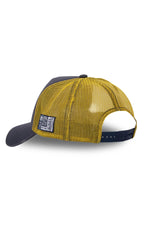 Black and yellow rock style trucker cap - Image n°2