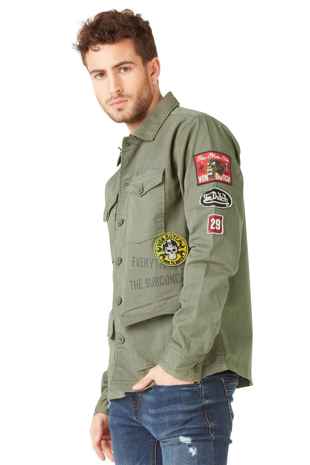Cotton jacket with patches - Image n°3