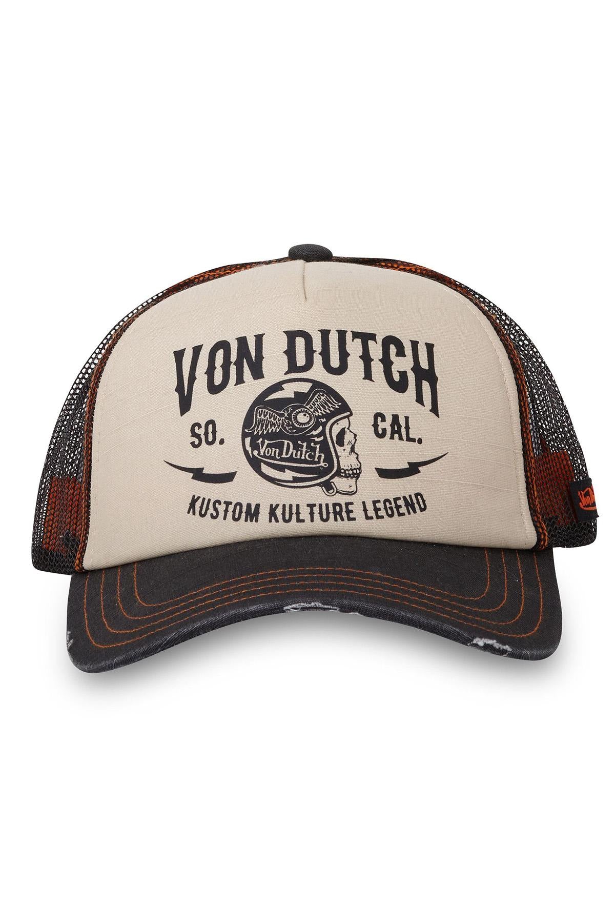 Biker style trucker cap - Image n°3