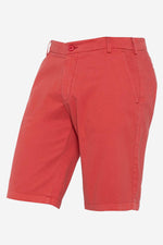 Vintage red cotton chino shorts - Image n°3