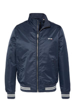 Nylon jacket with ribbed edges and sleeves - Image n°8