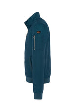 Casual blue bomber-inspired textile jacket - Image n°4