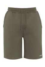 Casual shorts in sage khaki color - Image n°1
