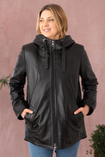 Cityzen's black pearl lambskin jacket-soft, light and timelessly chic. - Image n°10
