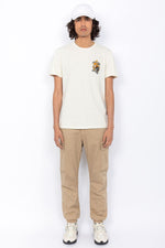 Off-white cotton T-shirt with heart print - Image n°2