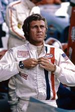 Ecru racing leather jacket - Image n°7