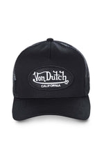Black trucker cap with white logo - Image n°3