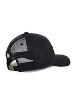 Black trucker cap with white logo - Image n°4