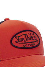 Orange and black trucker cap - Image n°4