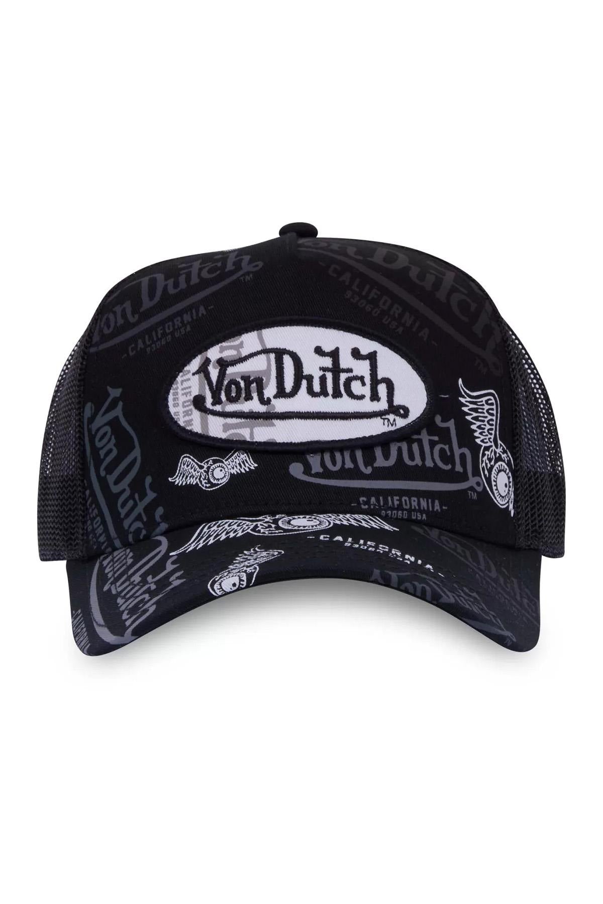 Black graffiti style trucker cap - Image n°4
