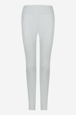 Haze blue stretch leather pants - Image n°5