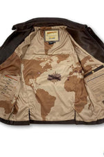 Pre-distressed cowhide Indiana Jones jacket. Full-cut, rugged style. - Image n°2