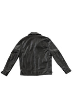 1920s Cossack jacket in full-grain horsehide, slim and wind-resistant. - Image n°12