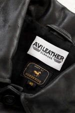 Black horsehide car coat, 1940s-inspired. Slim, durable, timeless. - Image n°4