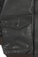 Military-grade goatskin A-2 jacket: timeless design, modern fit. - Image n°17