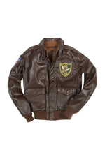 Cockpit USA's Z21V60: a rugged A-2 jacket in horsehide leather. - Image n°2