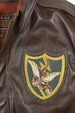Flying Tigers Leather Bomber Jacket - Image n°3
