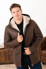 Deep brown lambskin, regular fit-warm, supple, and timelessly stylish. - Image n°6