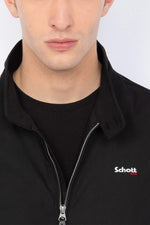 Fine black polyester jacket - Image n°4