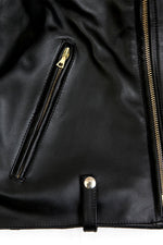 Biker leather jacket with D-Pocket - Image n°4