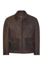 Full-grain horsehide jacket, rugged and weather-ready for expeditions. - Image n°3