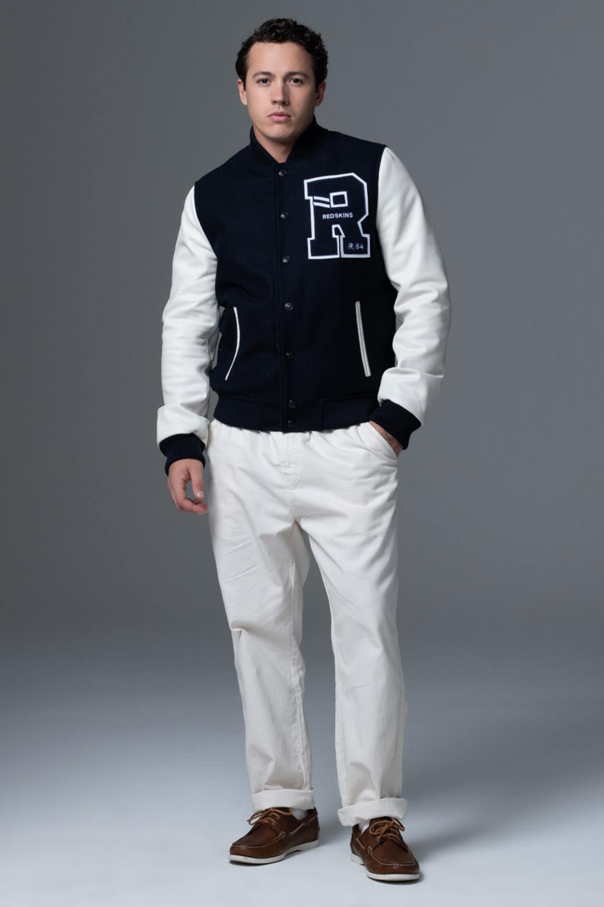 Redskins' Ford Hatch: navy leather and white nylon for urban style. - Image n°7