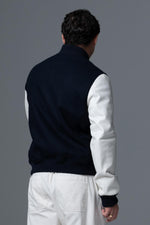 Redskins' Ford Hatch: navy leather and white nylon for urban style. - Image n°5