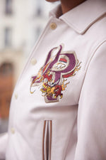 Dragone Blaster: light pink goatskin, slim fit, open-cut design. - Image n°3
