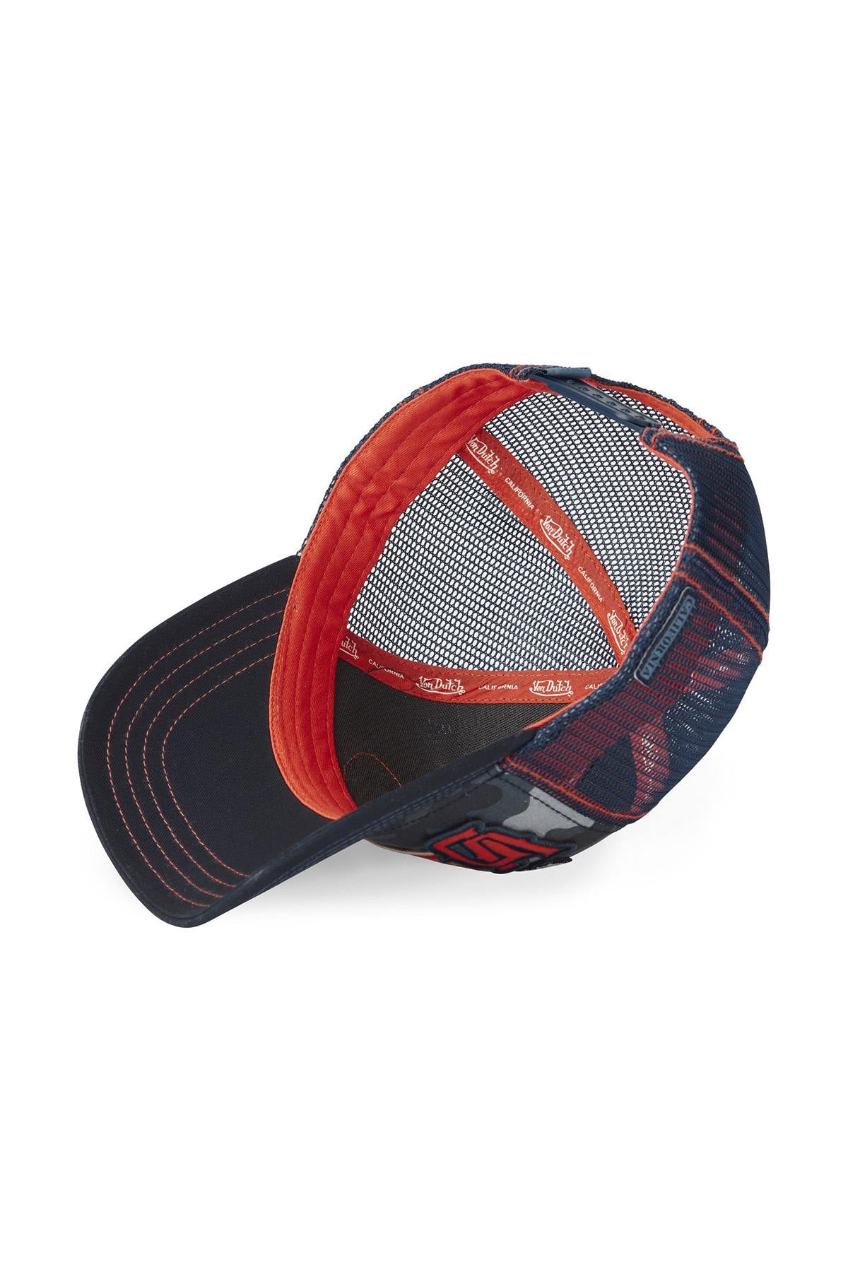 Camouflage pattern trucker cap with patches - Image n°5