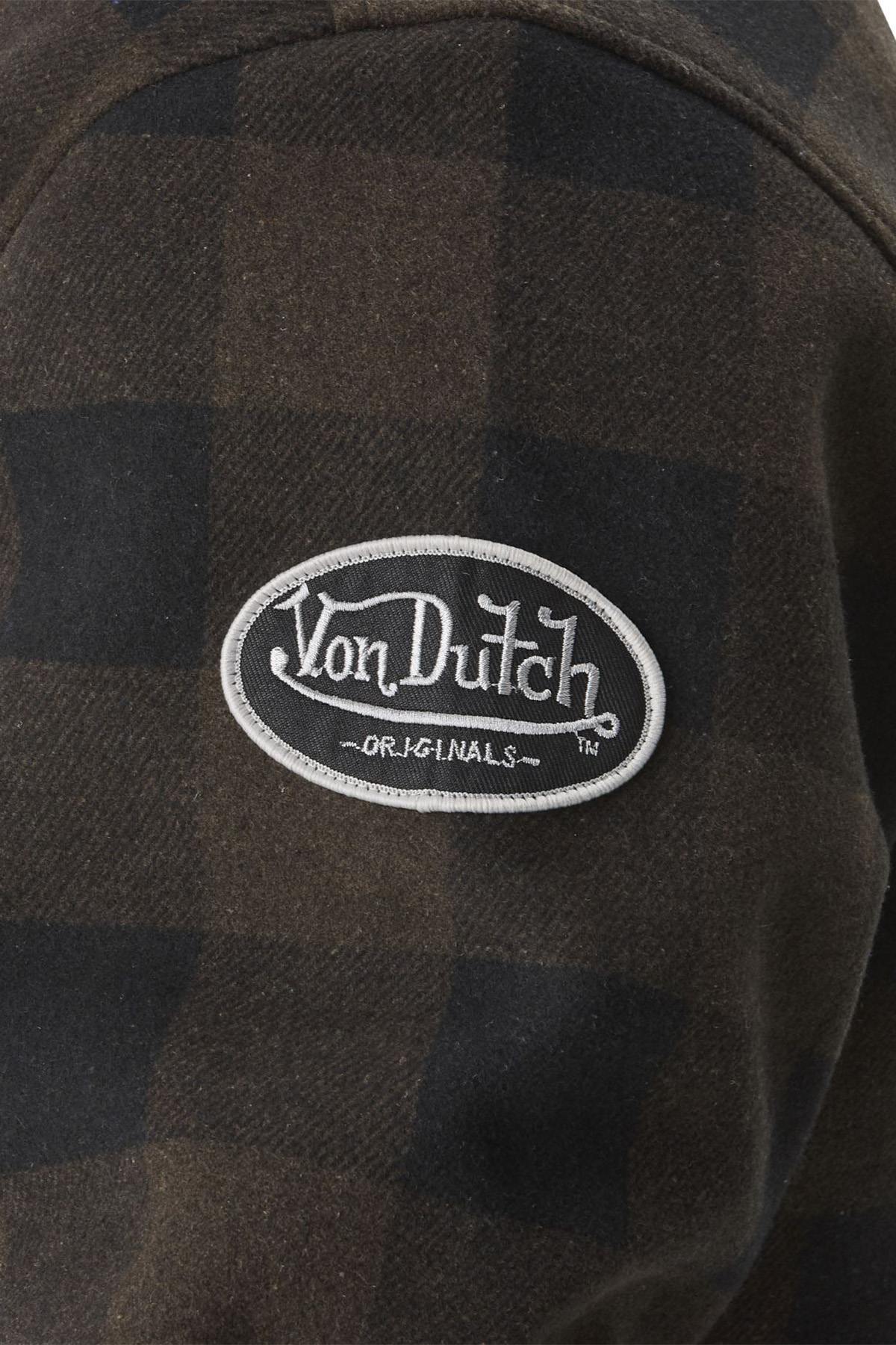 Brown plaid overshirt - Image n°3