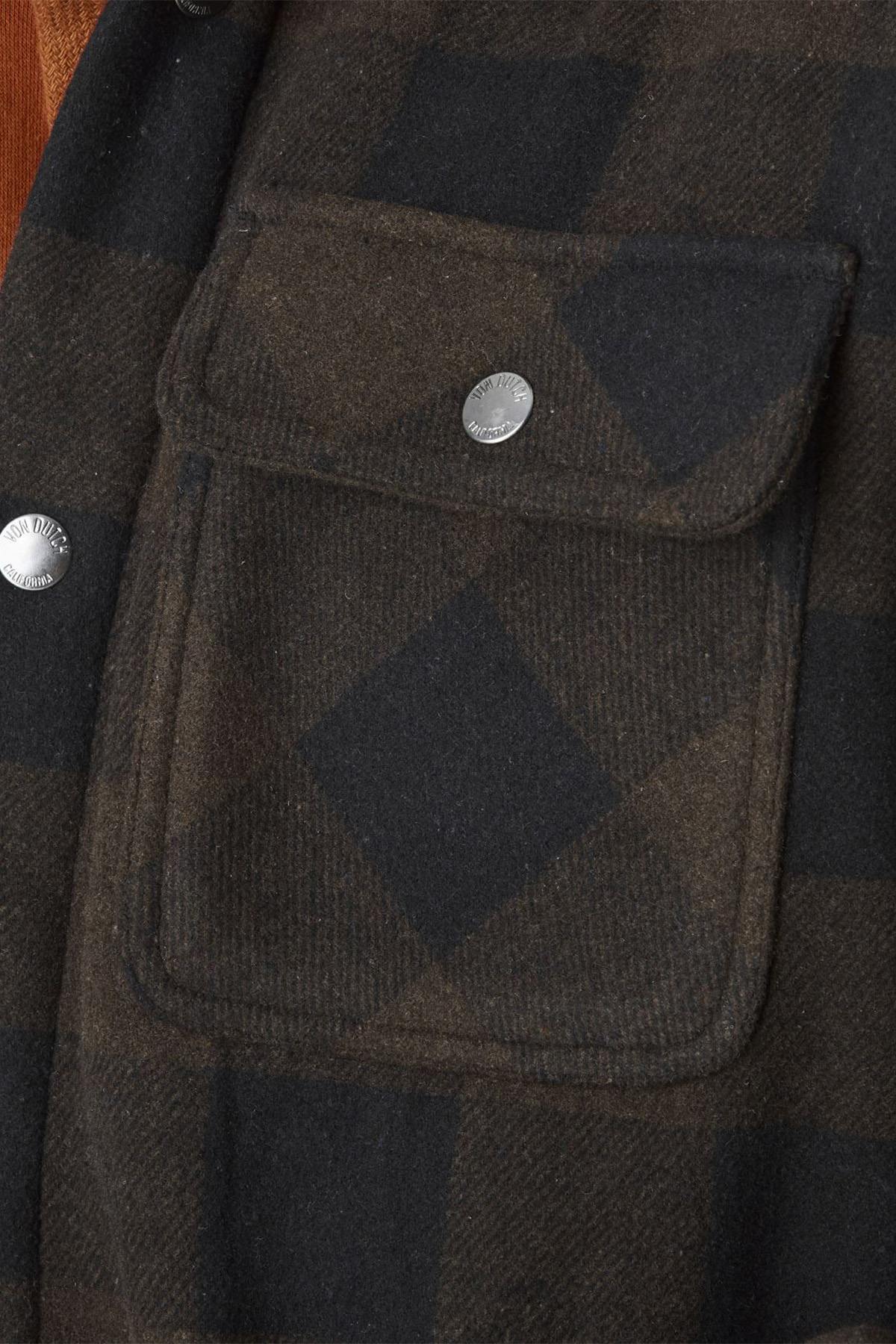 Brown plaid overshirt - Image n°5