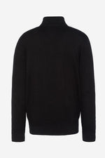 Black zip neck sweater - Image n°2