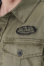 Khaki military overshirt - Image n°3