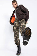 Dark Brown Recycled Nylon Bomber Jacket - Image n°2