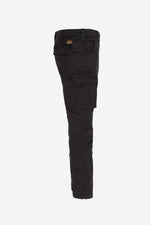 Black multi-pocket cargo pants - Image n°6
