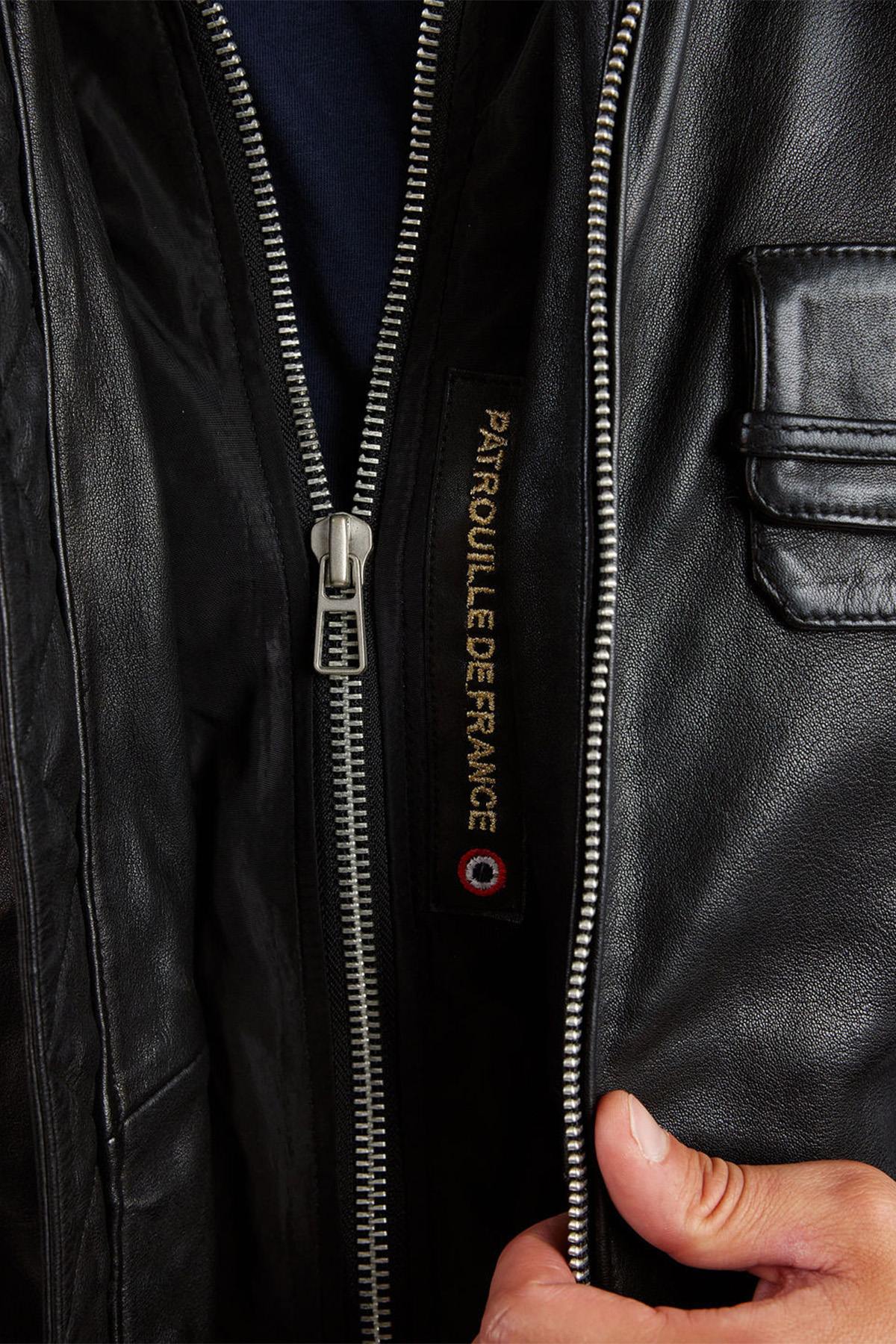 Redskins' sheepskin aviator jacket, inspired by classic pilot styles. - Image n°7