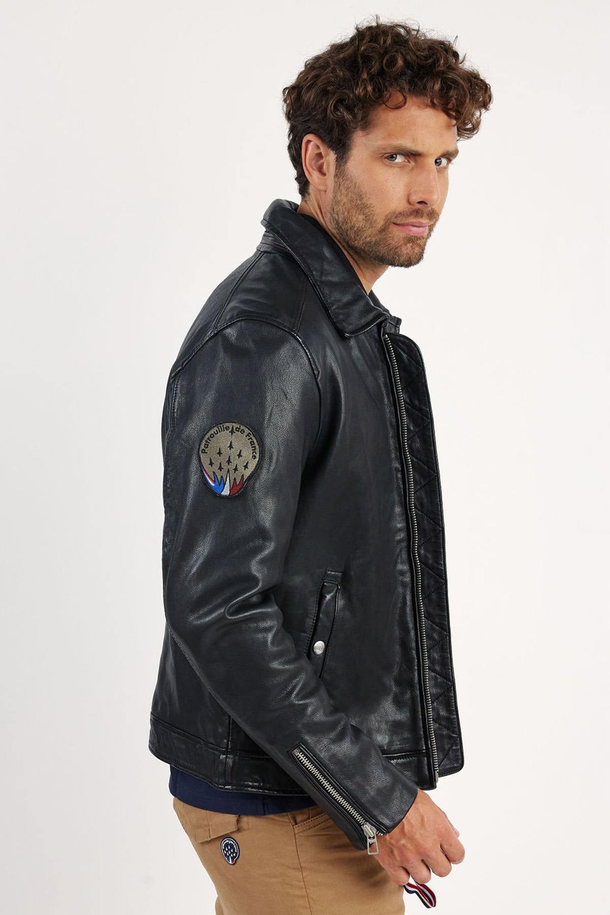Redskins' sheepskin aviator jacket, inspired by classic pilot styles. - Image n°8