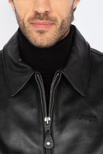 Black cowhide jacket by Schott NYC-timeless, rugged, and versatile. - Image n°4