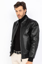 Black cowhide jacket by Schott NYC-timeless, rugged, and versatile. - Image n°2