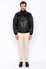 Black cowhide jacket by Schott NYC-timeless, rugged, and versatile. - Image n°7