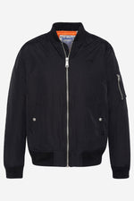 Black nylon bomber jacket Schott NYC - Image n°3