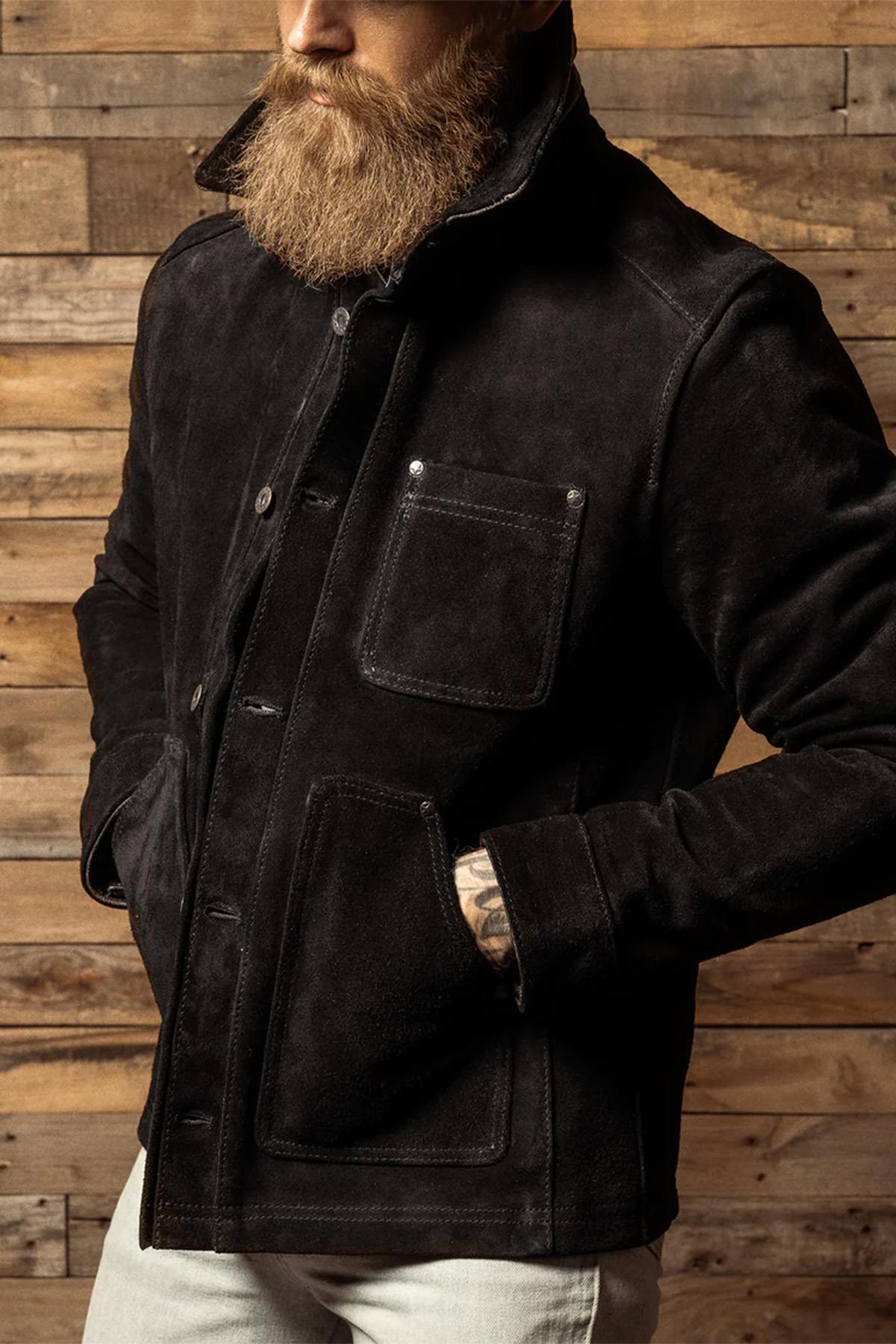 Men's Jacket Master FIELD JACKET BLACK - Leather-Jack.com