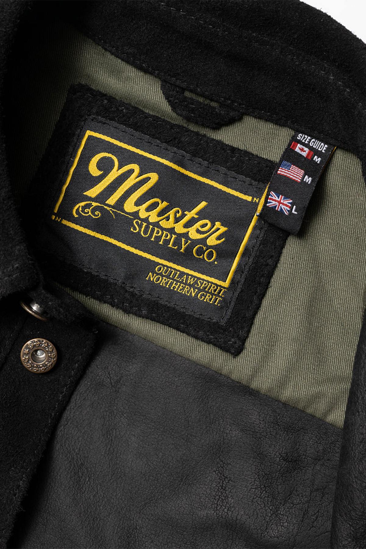 Men's Jacket Master FIELD JACKET BLACK - Leather-Jack.com