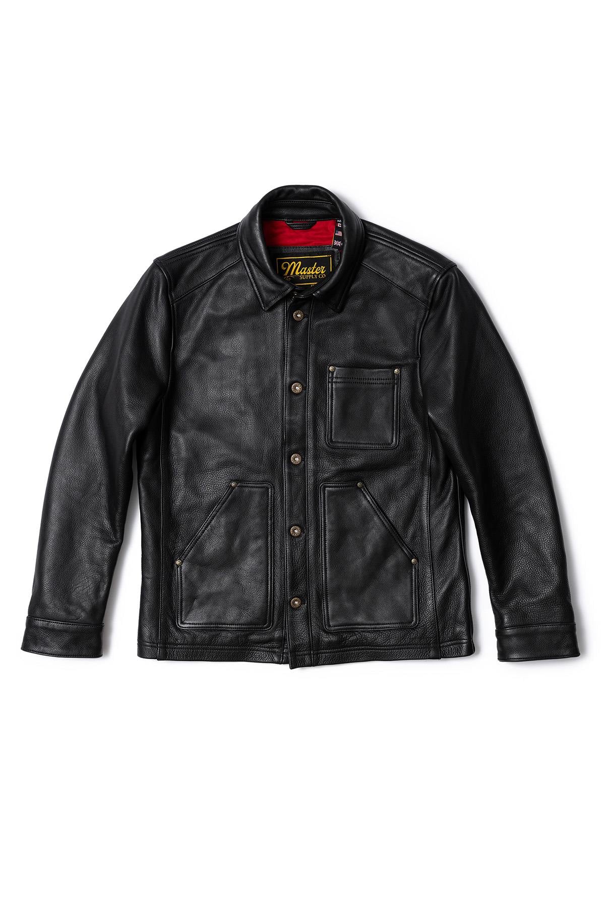 Master's roughout cowhide field jacket. Built for durability and wear. - Image n°4