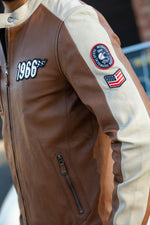 ROY TOBACCO sheep leather jacket. Soft, light, and timelessly cool. - Image n°5