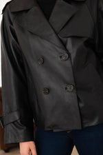 The Kassie Noir 501 by Oakwood: a timeless black sheep leather jacket. - Image n°2