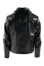 Perfecto® jacket in Shinki horsehide vegetable tanned in Japan - Image n°13