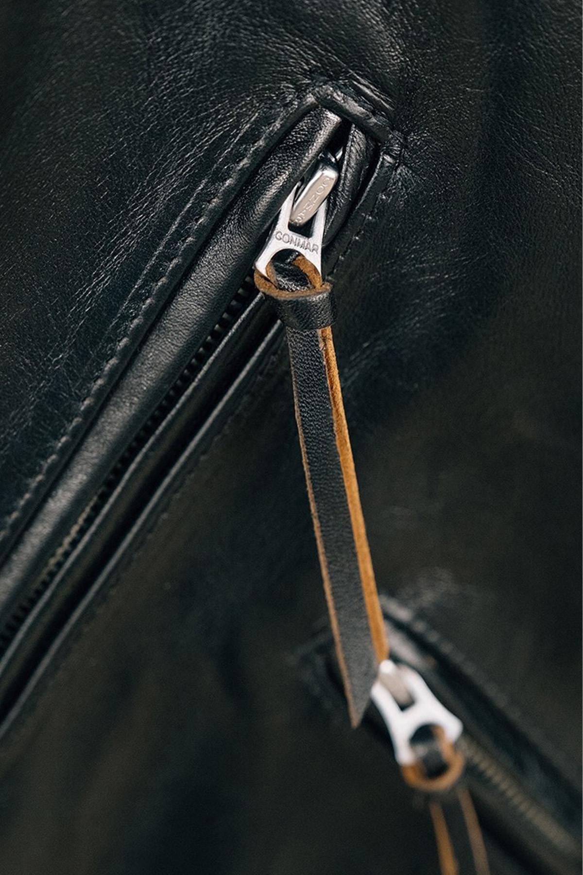 Perfecto® jacket in Shinki horse leather, made in Japan - Image n°17